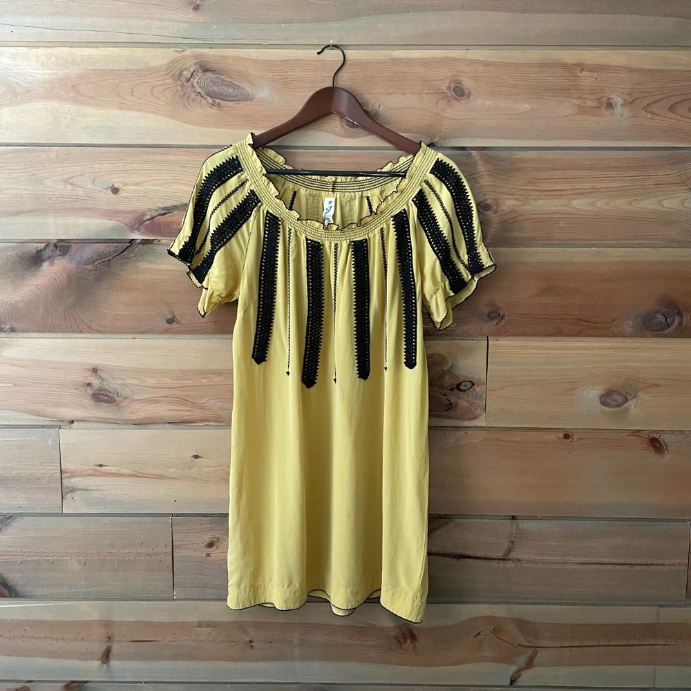 Mustard Yellow Mini Dress